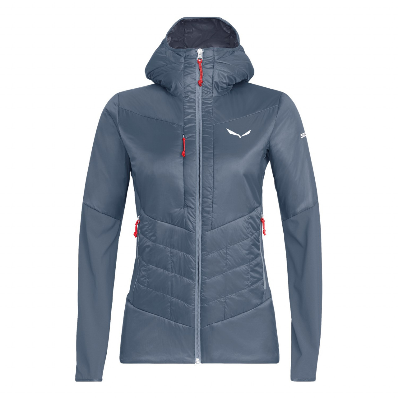 Chaqueta Mujer Chile - Salewa Ortles Hybrid TirolWool® Responsive - Gris - XSTR-19356